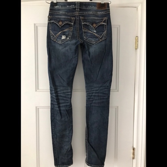 1921 Western Glove Works Destructed Skinny Jeans 24 / 32 - Picture 2 of 11